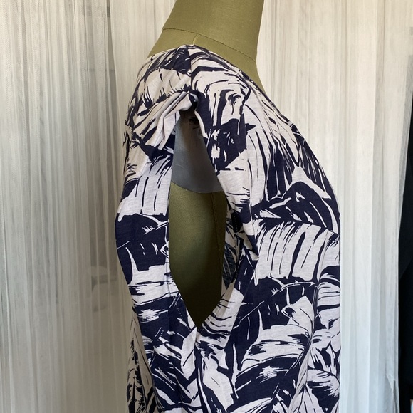 Weekend MaxMara short, boxy, summer, tropical leaves, dress/tunic! Size XS - Picture 6 of 16